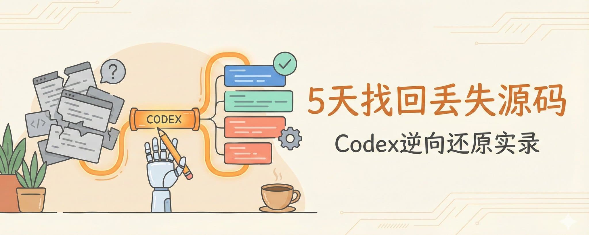 How I "Recovered" Lost Source Code Using Codex in 5 Days